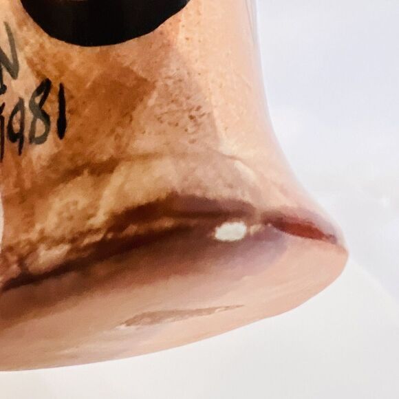 Vintage Clay Pottery Vase Hoover Dam Las Vegas Desert Cactus Sun of Arizona 1981 - Picture 5 of 8